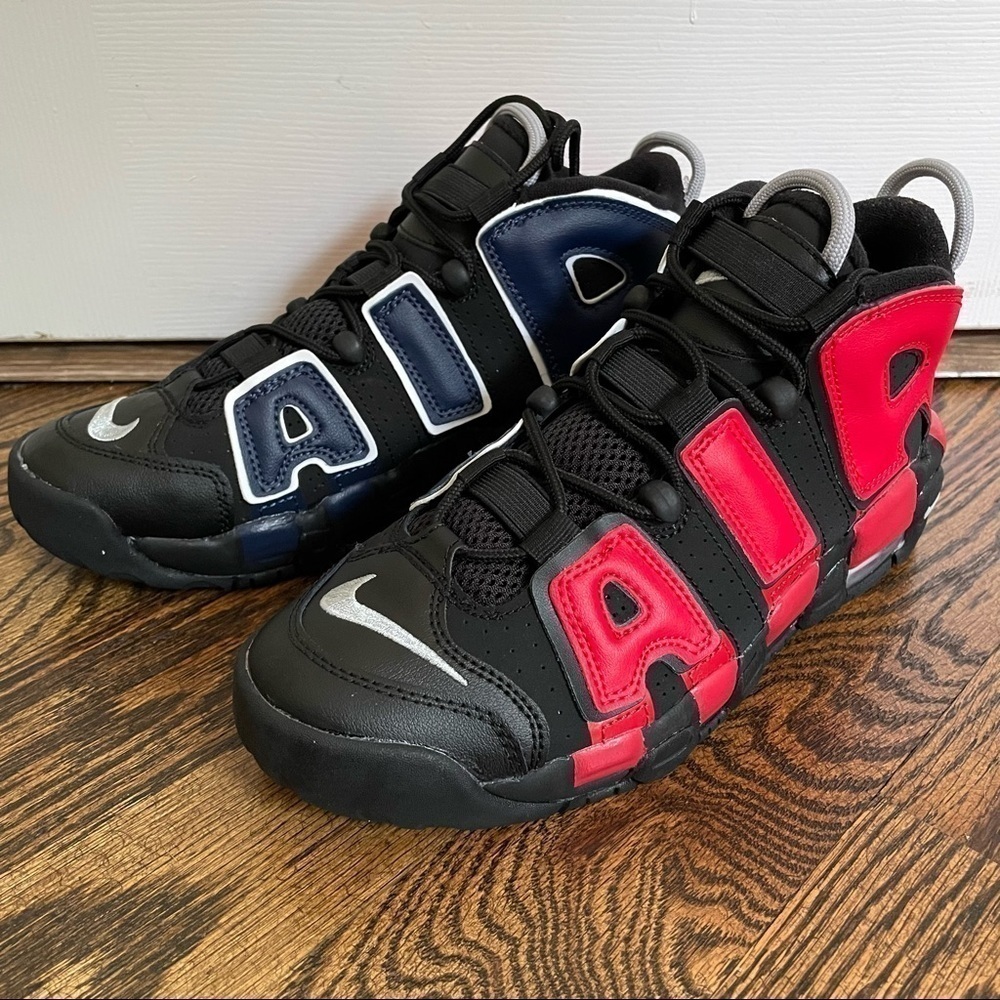Nike Air Uptempo 96 Black Red Blue Sneakers